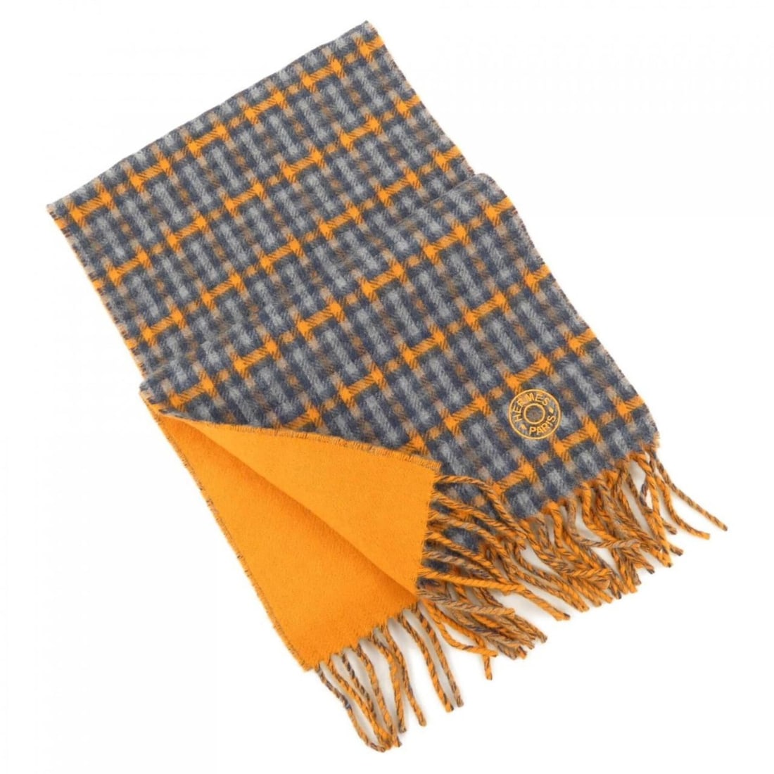 Hermes Hermès H Ecosse Recto Verso H393832T Scarf (1 of 15)