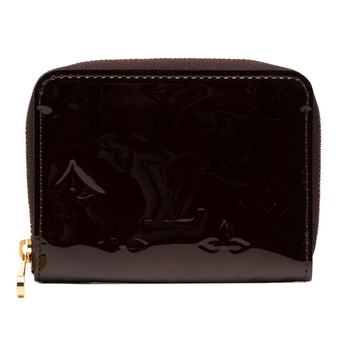 Louis Vuitton Monogram Vernis Zippy Coin Purse M93607 Amaranth Purple Patent Leather Women's LOUIS (1 of 9)