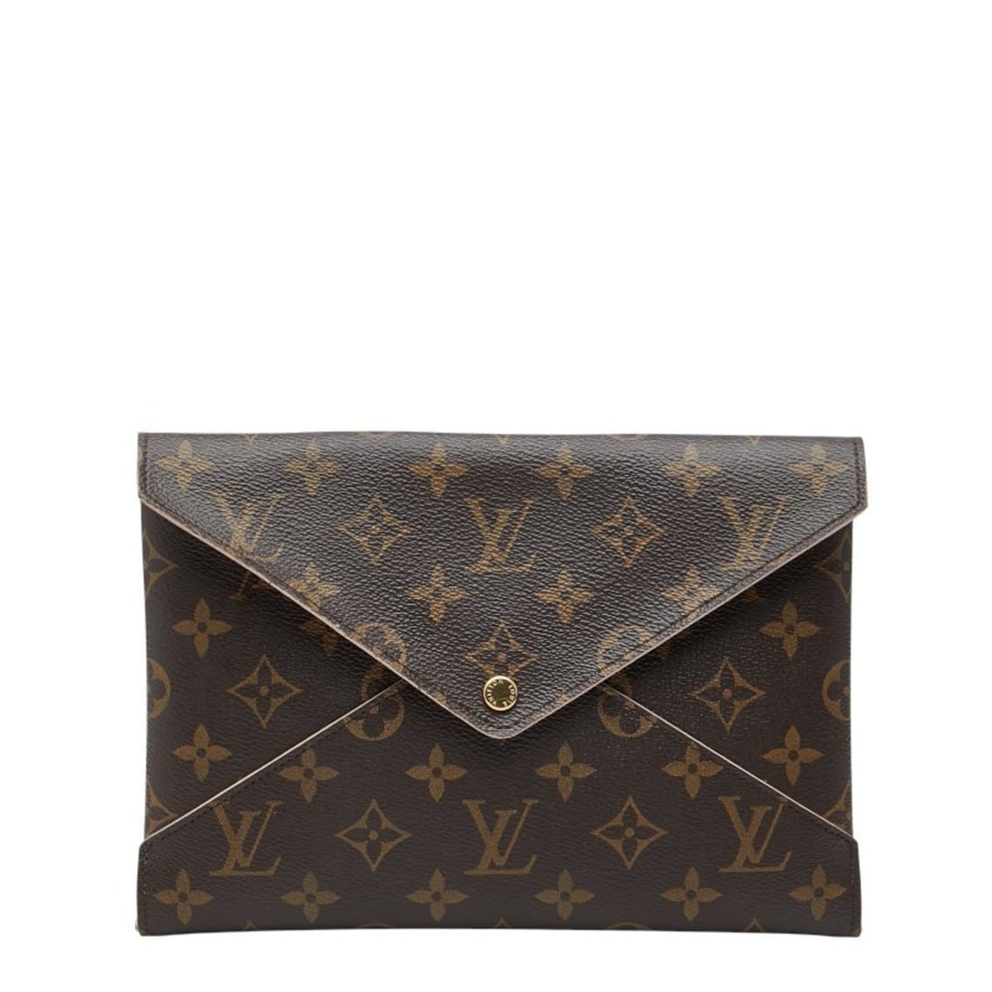 Louis Vuitton Monogram Pochette Kirigami Clutch Bag/Second Bag/Pouch M62034 Brown/Pink Leather: --- Catalog ---Category: SizeSize (HxWxD): 16.5cm x 23cm x 2cm / 6.49'' x 9.05'' x 0.78''Category: DesignType: Clutch bag, PochetteColor: Brown, PinkGender: WomenMaterial: PVC , Leather Category: Gene