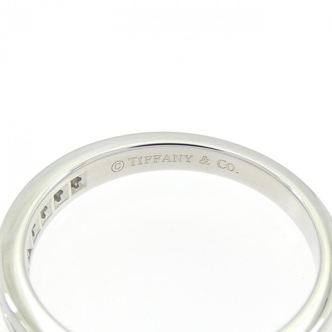 Tiffany Half Circle Channel Setting Ring - 4