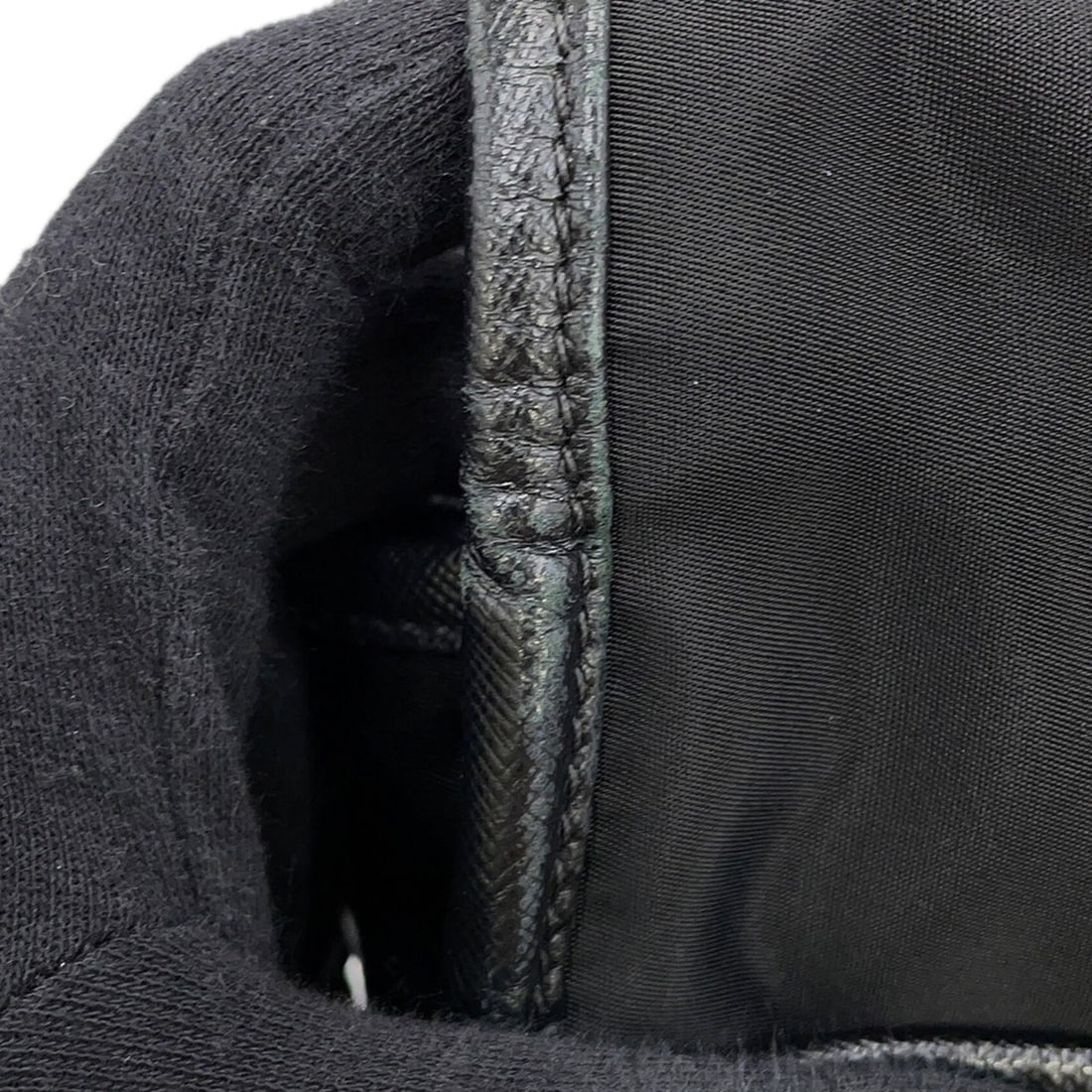 Prada Shoulder Bag, Nylon, Black - 10