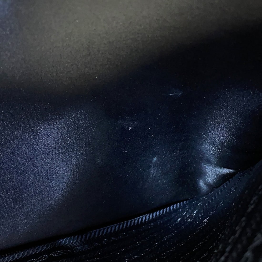 Prada Shoulder Bag, Nylon, Black - 12