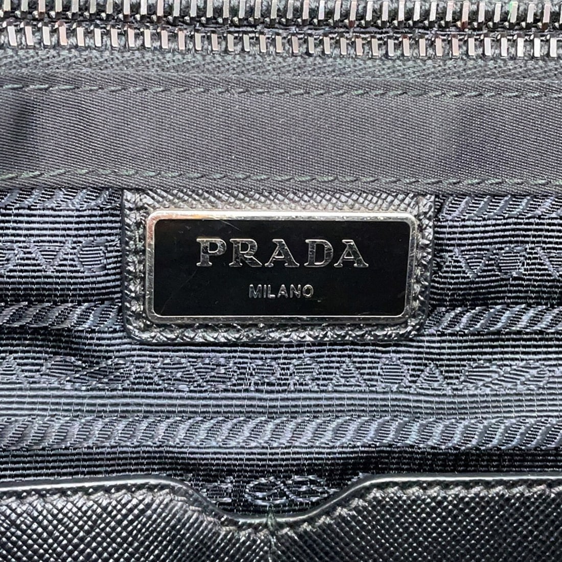 Prada Shoulder Bag, Nylon, Black - 17