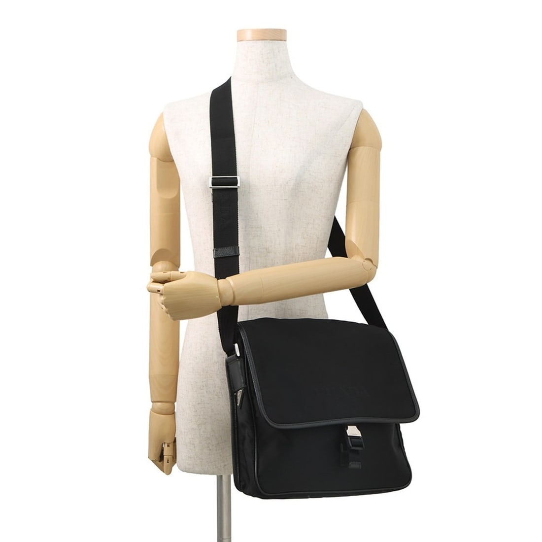 Prada Shoulder Bag, Nylon, Black - 4