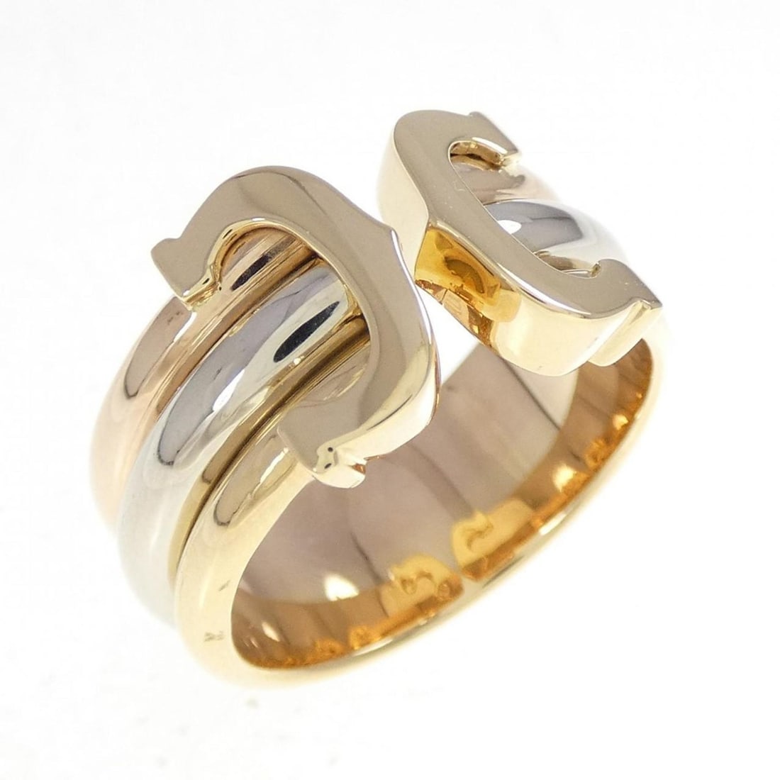 Cartier 2C Ring: --- Catalog ---Category: SizeJP Size: 15US Size: 7.5Category: DesignType: Band ringGender: Women,MenMaterial: Pink gold (18K), White gold (18K), Yellow gold (18K)Category: GeneralMPN: B40262Brand: