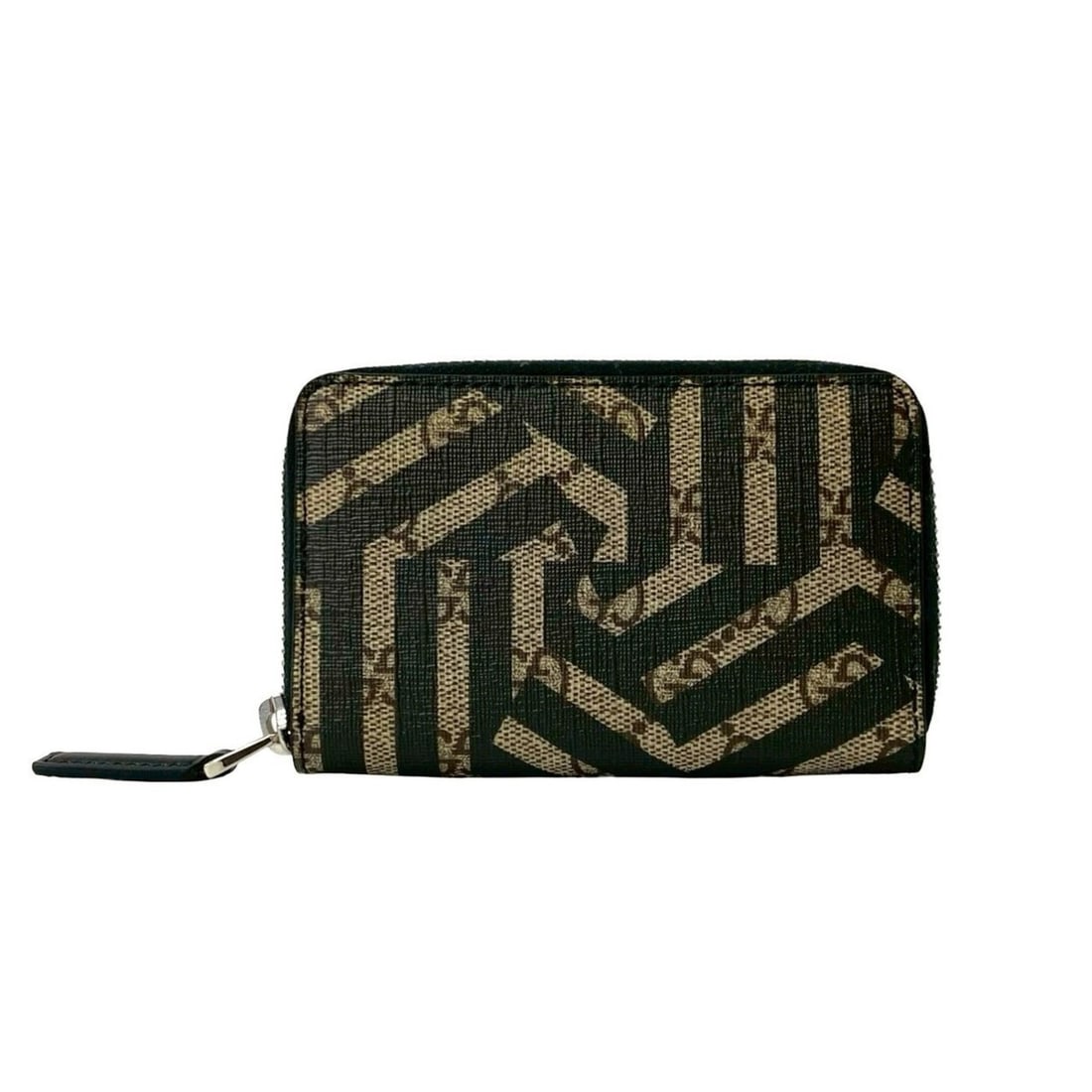 GUCCI GG Kaleido Supreme Leather Card Case/Coin Purse with Round Zipper 24812: --- Catalog ---Category: SizeSize (HxWxD): 7.5cm x 12cm x 2cm / 2.95'' x 4.72'' x 0.78''Category: DesignType: Coin purse/coin caseColor: BlackGender: WomenMaterial: Leather , PVC Category: GeneralBran