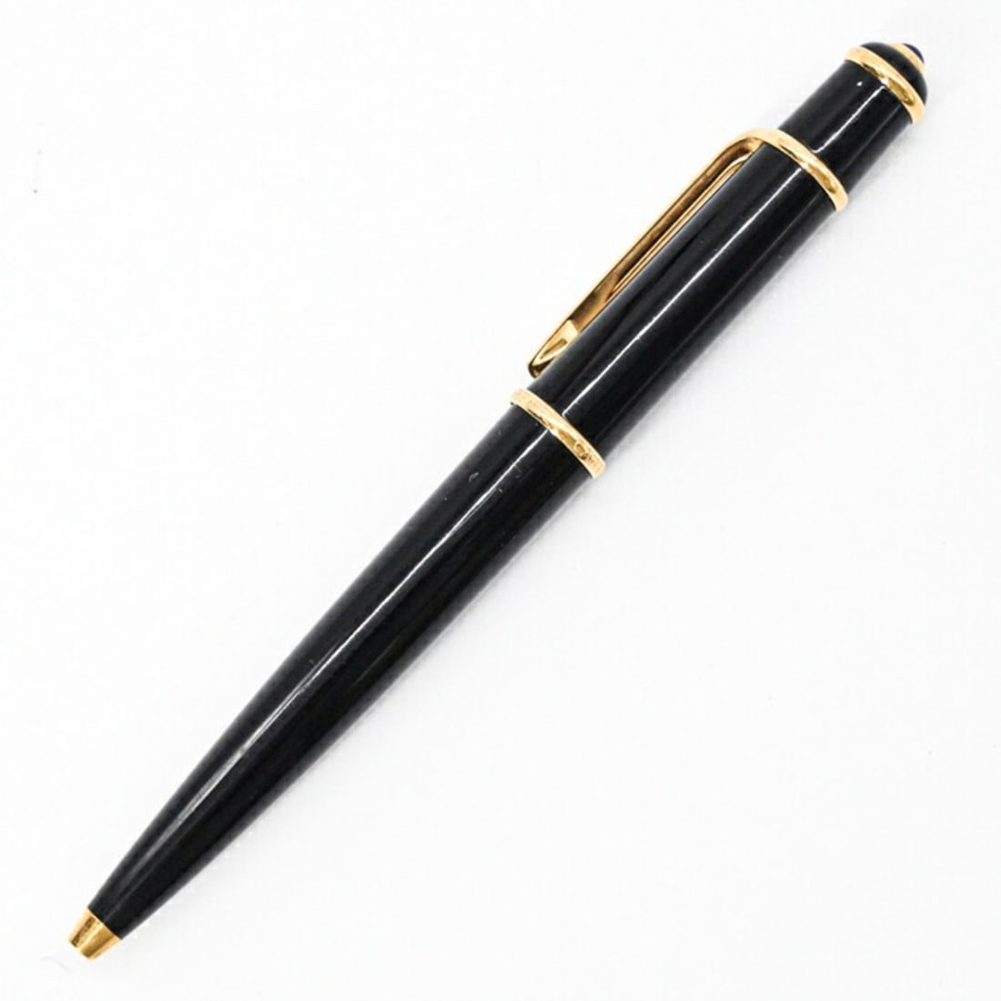 Cartier Diabolo Ballpoint Pen, Twist Style, Gold and Black (1 of 8)