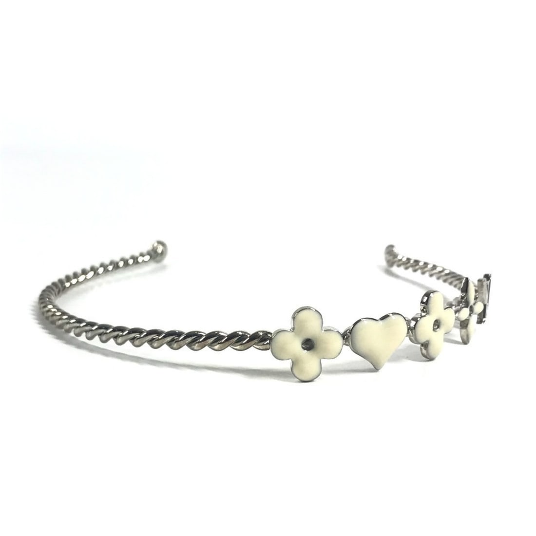 LOUIS VUITTON Louis Vuitton Logo Sweet Monogram Hair Accessory Headband Metal Women's Silver: --- Catalog ---Category: SizeSize (LxW): 4mm / 0.15''Category: DesignType: Alice bandColor: Silver, WhiteGender: WomenMaterial: MetalCategory: GeneralLine: MonogramBrand: Louis Vuitton--- Item List --