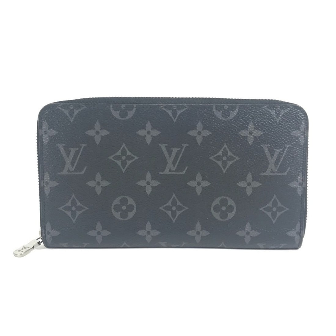 LOUIS VUITTON M82081 Monogram Eclipse Zippy Organizer NM Round Zipper Long Wallet in Canvas, Black (1 of 16)