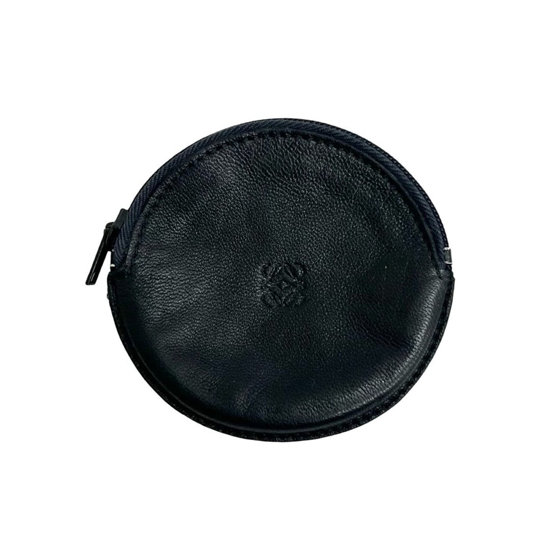 LOEWE Anagram Embossed Nappa Leather Mini Coin Case, Black, 720-3 (1 of 20)