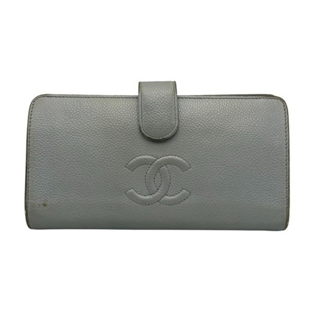 CHANEL Caviar Leather Bi-fold Long Wallet D4 (1 of 13)