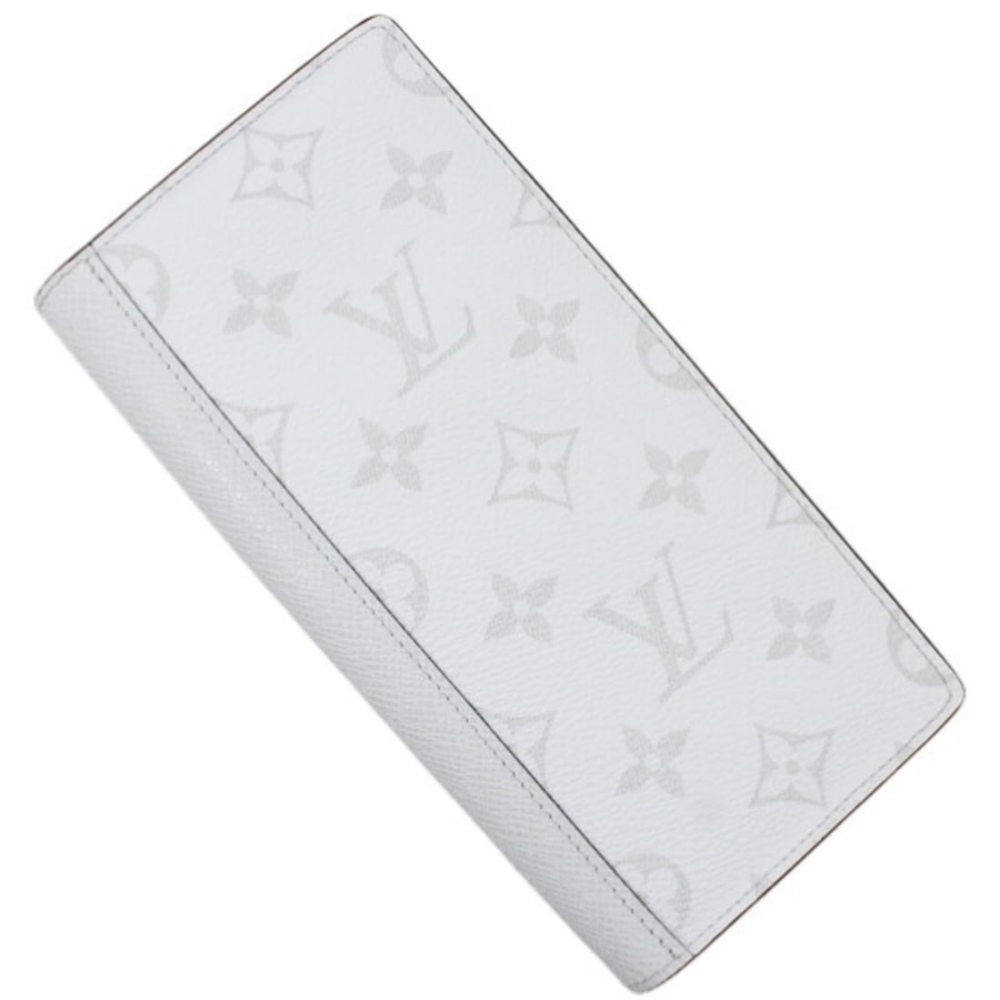 Louis Vuitton Men's Bifold Long Wallet, Taiga Rama, Blanc White, Portefeuille Brazza M30298, LOUIS: --- Catalog ---Category: SizeSize (HxWxD): 19cm x 10cm / 7.48'' x 3.93''Category: DesignType: Long wallet (bi-fold)Color: Blanc, WhiteGender: MenMaterial: Taigarama Category: GeneralLine: TaigaramaBra