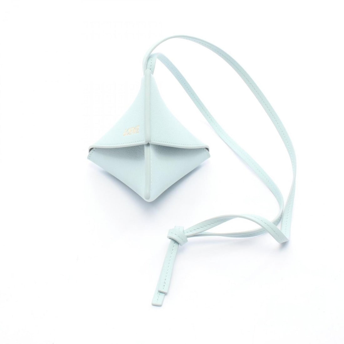 LOEWE Puzzlefold Charm, Leather, Women's, Blue (1 of 10)