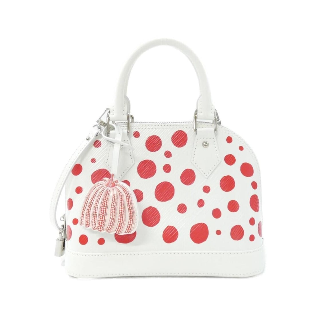 Louis Vuitton Epi (LV X YK) Alma BB M21712 Handbag: --- Catalog ---Category: SizeSize (HxWxD): 17cm x 23cm x 11cm / 6.69'' x 9.05'' x 4.33''Category: DesignType: HandbagColor: Blanc, RougeGender: Men,WomenMaterial: Leather Hardware Color: