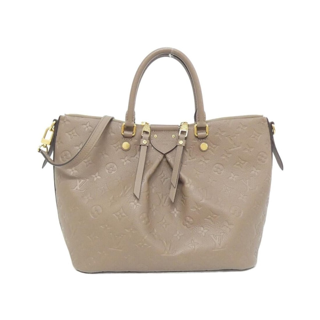Louis Vuitton Monogram Empreinte Mazarine MM M50710 Handbag: --- Catalog ---Category: SizeSize (HxWxD): 25cm x 38cm x 14cm / 9.84'' x 14.96'' x 5.51''Category: DesignType: HandbagColor: TaupeGender: WomenMaterial: Leather Hardware Color: GoldLeather/Fur Type: