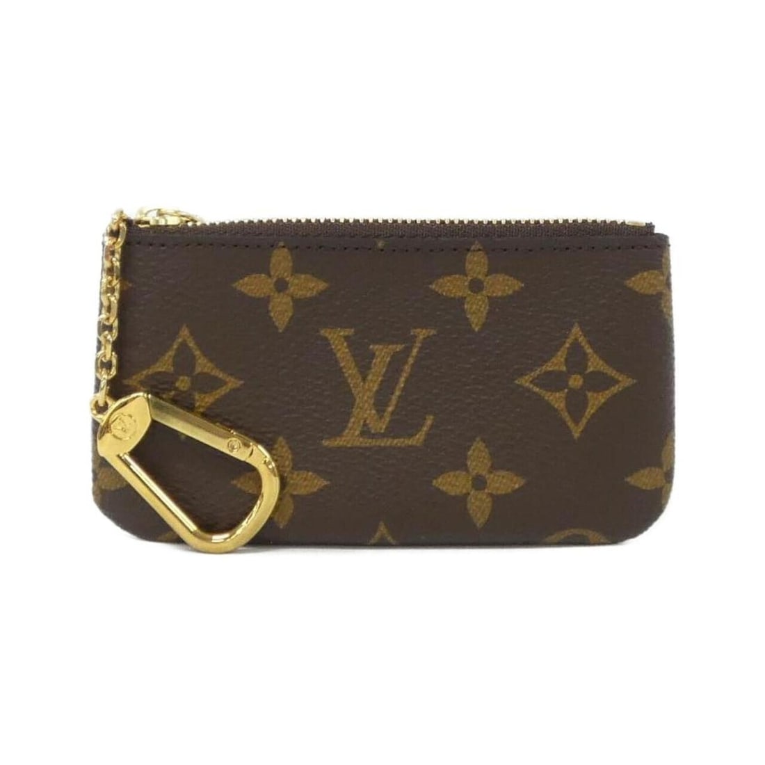 Louis Vuitton Monogram Pochette Clé M62650 Coin & Key Case: --- Catalog ---Category: SizeSize (HxWxD): 7cm x 12cm x 1cm / 2.75'' x 4.72'' x 0.39''Category: DesignType: Coin purse/coin caseColor: MarronGender: Men,WomenMaterial: Coated canvas Category: GeneralM