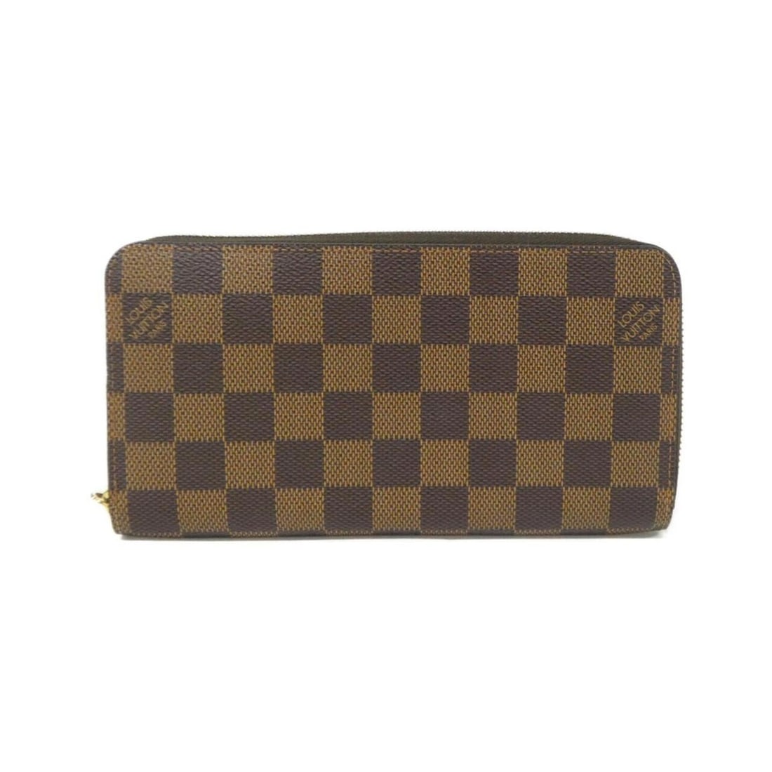 Louis Vuitton Damier Zippy Wallet N60015: --- Catalog ---Category: SizeSize (HxWxD): 10cm x 20cm x 2cm / 3.93'' x 7.87'' x 0.78''Category: DesignType: Long wallet (bi-fold)Color: EbeneGender: Women,MenMaterial: Coated canvas Category: General