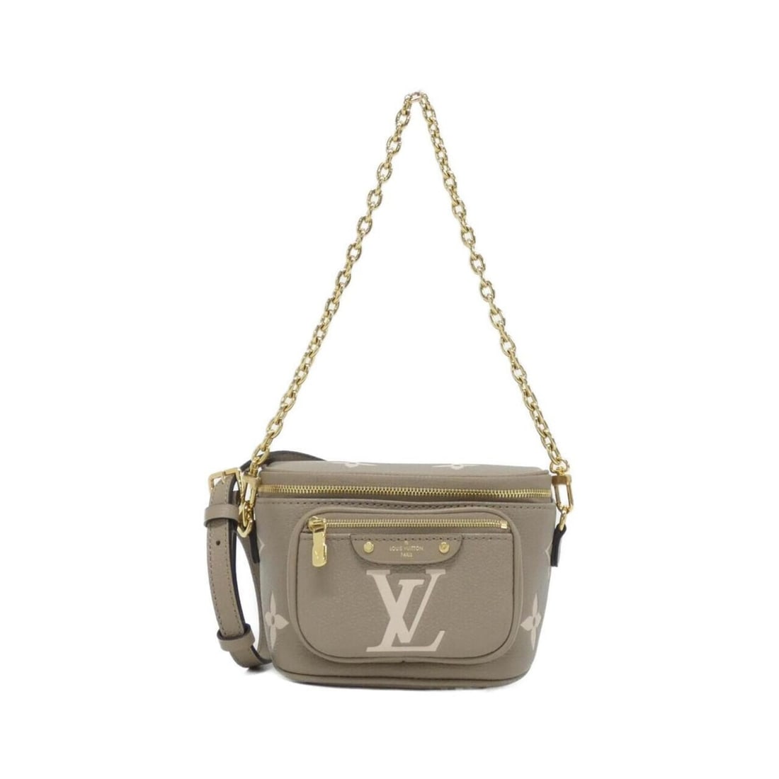 Louis Vuitton Two-Tone Monogram Empreinte Mini Bum Bag M83219 Handbag: --- Catalog ---Category: SizeSize (HxWxD): 13cm x 18cm x 8cm / 5.11'' x 7.08'' x 3.14''Category: DesignType: HandbagColor: BeigeGender: WomenCategory: GeneralMPN: M83219Brand: Louis Vuitton--- Item