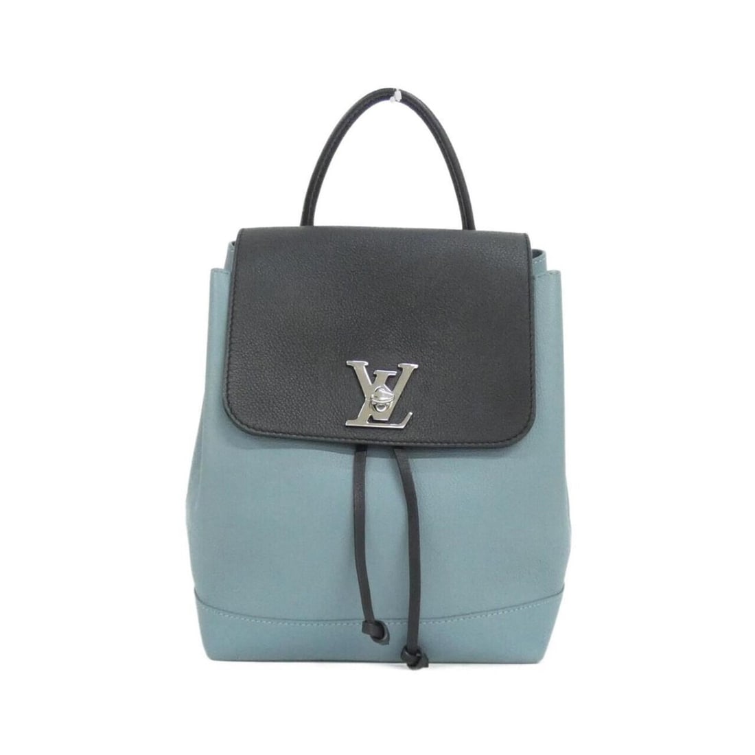 Louis Vuitton LockMe Backpack M43170: --- Catalog ---Category: SizeSize (HxWxD): 26cm x 22cm x 12cm / 10.23'' x 8.66'' x 4.72''Category: DesignType: BackpackColor: Blue CielGender: WomenCategory: GeneralMPN: M43170Brand: Louis Vuitton---
