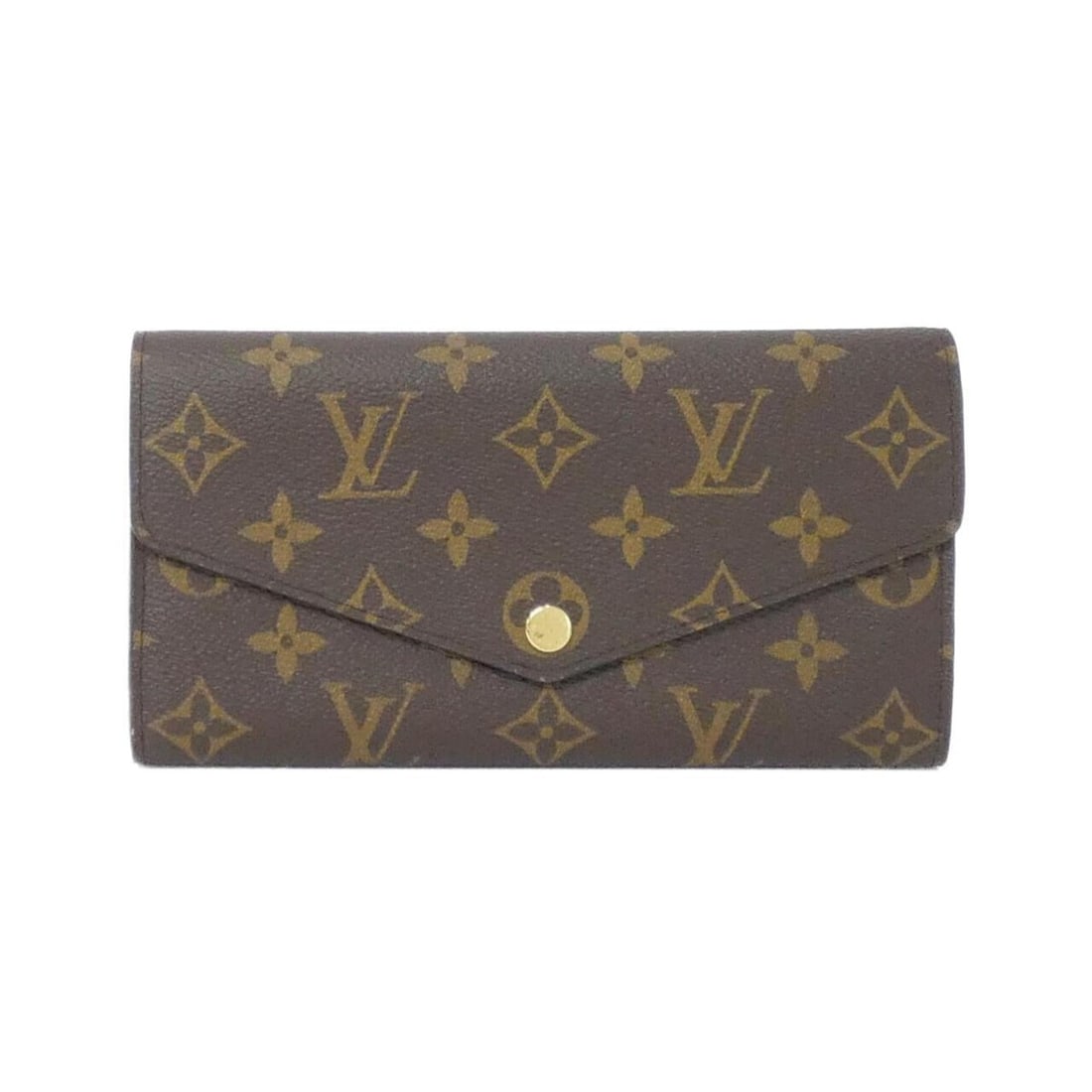 Louis Vuitton Monogram Portefeuille Sarah M60531 Wallet: --- Catalog ---Category: SizeSize (HxWxD): 10cm x 19cm x 3cm / 3.93'' x 7.48'' x 1.18''Category: DesignType: Long wallet (bi-fold)Color: Marron, MonogramGender: Women,MenMaterial: Monogram Category: