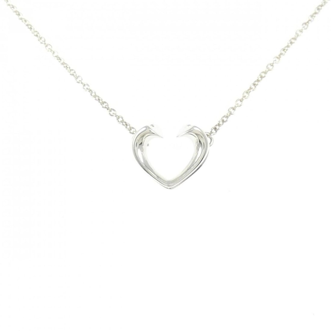 Tiffany Tenderness Two Heart Small Necklace: --- Catalog ---Category: SizePendant Size: 9.2mm x 10.9mm / 0.36'' x 0.42''Neck Circumference: 42 cm / 16.53''Category: DesignColor: SilverGender: WomenMaterial: Silver 925Pendant Type: