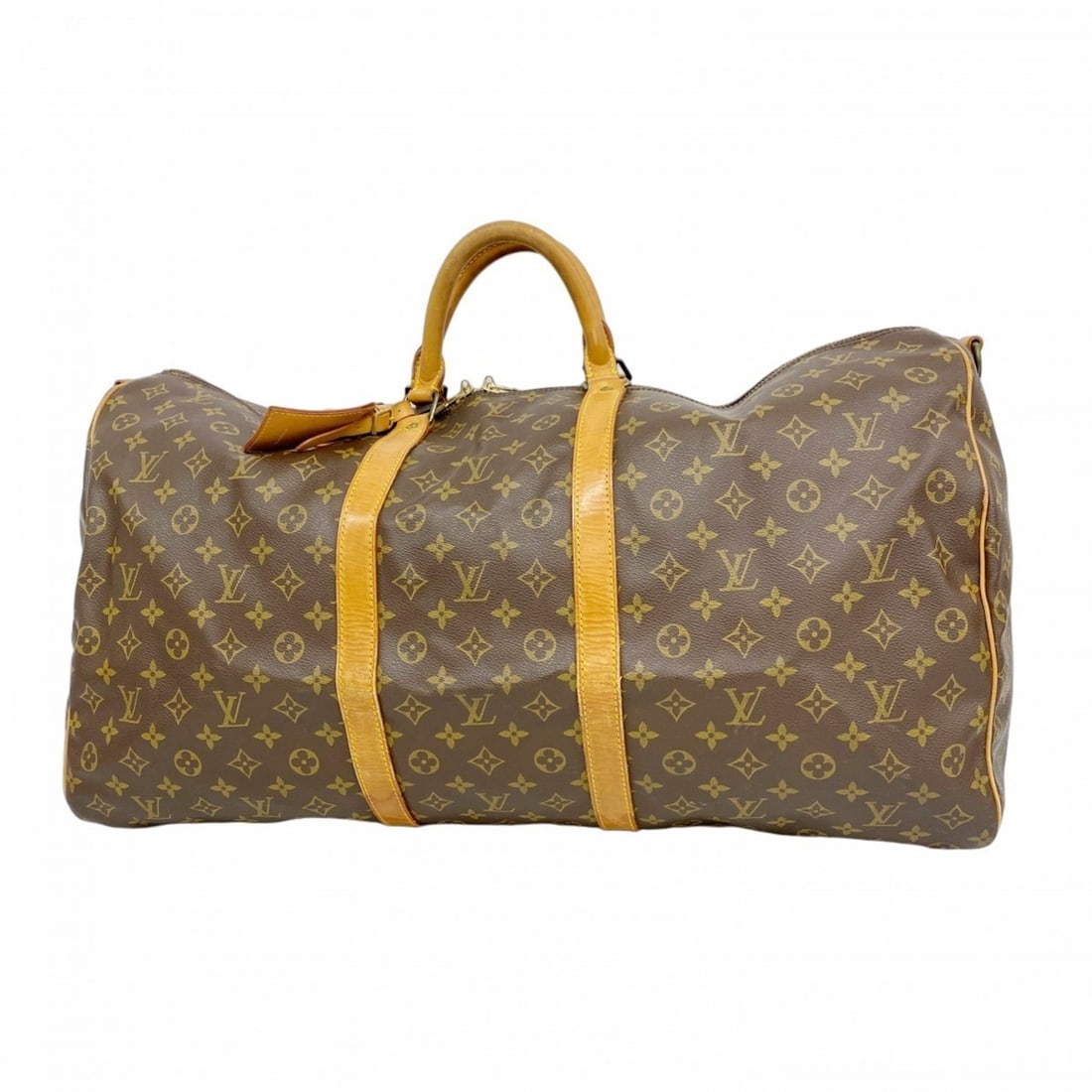 Louis Vuitton Monogram Keepall Bandouliere 60 Boston Bag, M41412, Brown, Men's/Women's, P2374469 (1 of 12)