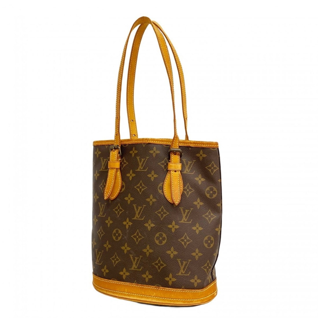 Louis Vuitton Monogram Bucket PM Tote Bag M42238 Brown Women's P2317777: --- Catalog ---Category: SizeSize (HxWxD): 27cm x 23cm x 16.5cm / 10.62'' x 9.05'' x 6.49''Category: DesignType: Tote bagColor: BrownGender: WomenCategory: GeneralMPN: M42238Brand: Louis Vuitton---