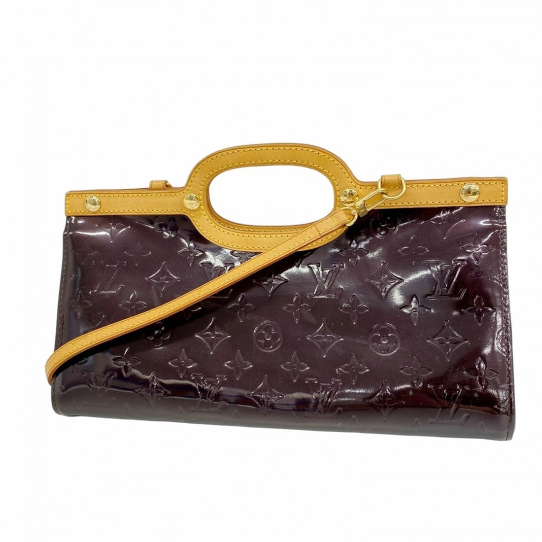 Louis Vuitton Vernis Roxbury Drive Handbag M91995 Amaranth 2-Way Bag for Women P2281758: --- Catalog ---Category: SizeSize (HxWxD): 17cm x 32cm x 10cm / 6.69'' x 12.59'' x 3.93''Category: DesignType: HandbagColor: AmaranteGender: WomenCategory: GeneralMPN: M91995Brand: Louis Vuitton--- It
