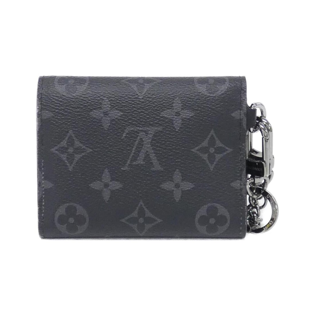 Louis Vuitton Monogram Eclipse Chain Compact Wallet M63510 - 2