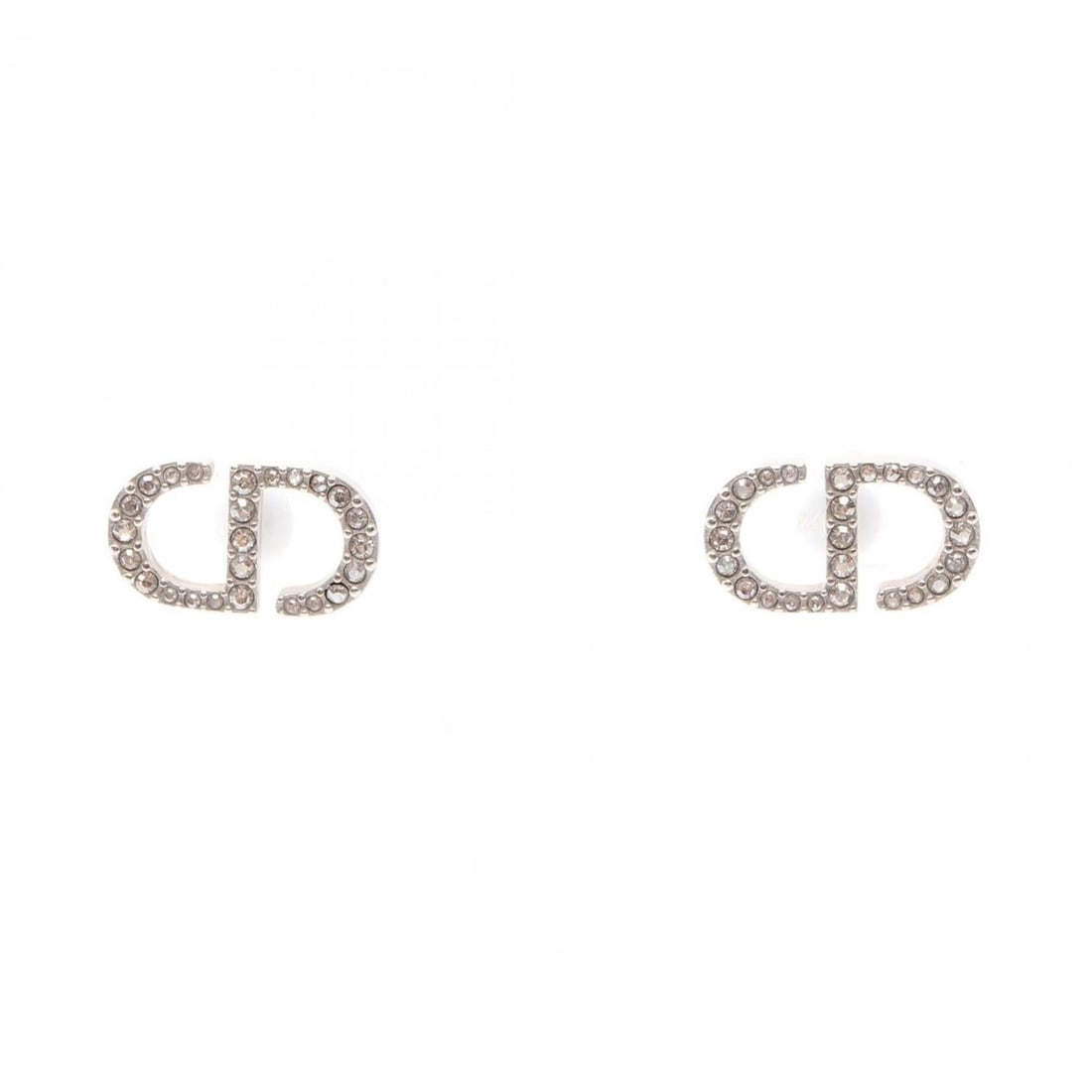 Christian Dior Dior Petit CD Stud Earrings with Stainless Steel Rhinestones, Silver: --- Catalog ---Category: SizeSize (HxWxD): 10.00mm x 17.00mm / 0.39'' x 0.67''Category: DesignType: Stud earringsColor: SilverStone: RhinestoneGender: WomenMaterial: Stainless steelCategory:
