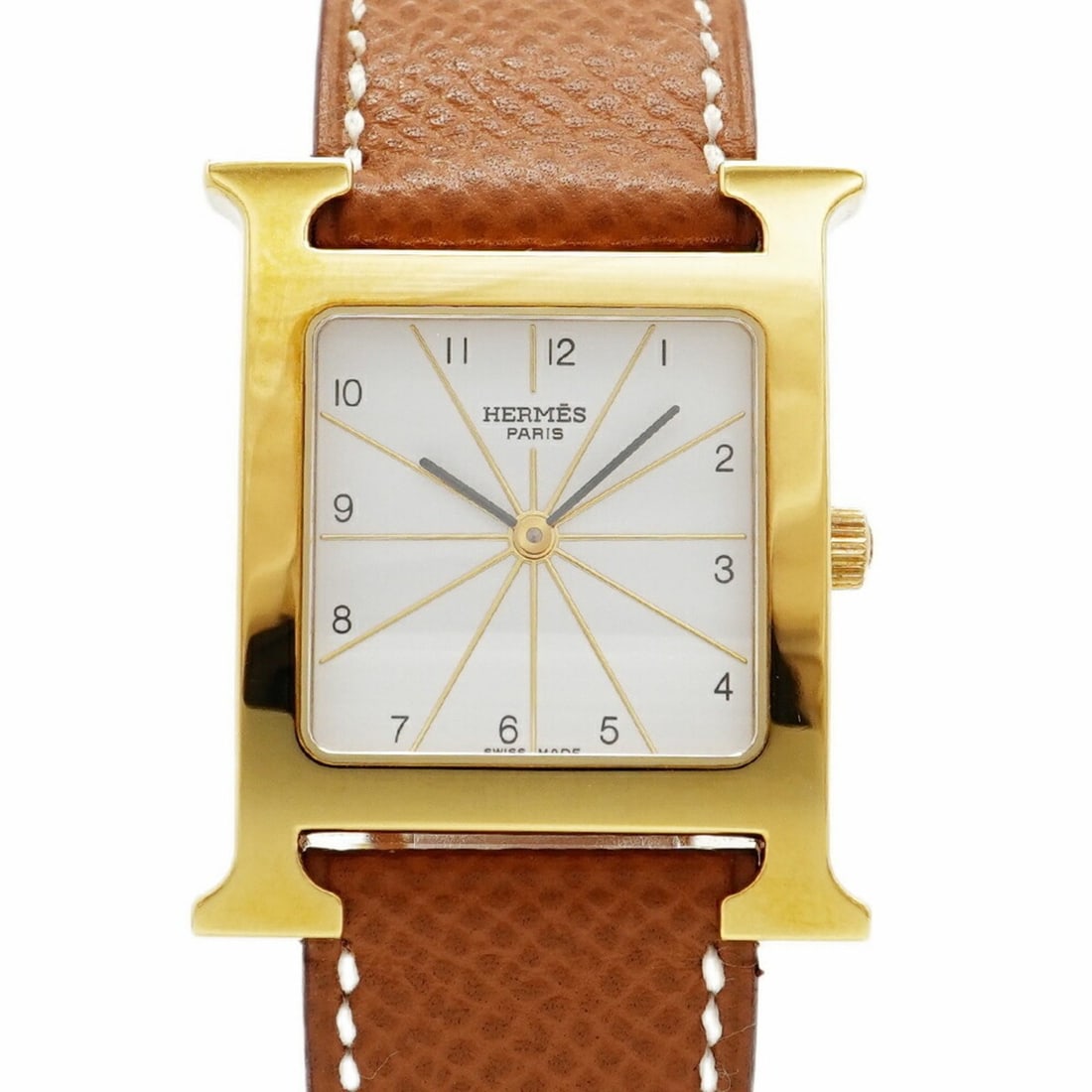 Hermès H Watch HH1.501 White Dial Women's: --- Catalog ---Category: SizeWrist Size: 17.5cm / 6.88''Case Diameter: 26mm / 1.02''Category: DesignType: WristwatchGender: WomenColor (Dial): WhiteMaterial (Band): LeatherCategory: GeneralMPN: HH1.50