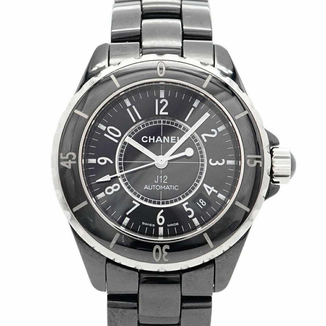 Chanel J12 H0685 Black Dial Men's Watch (1 of 10)