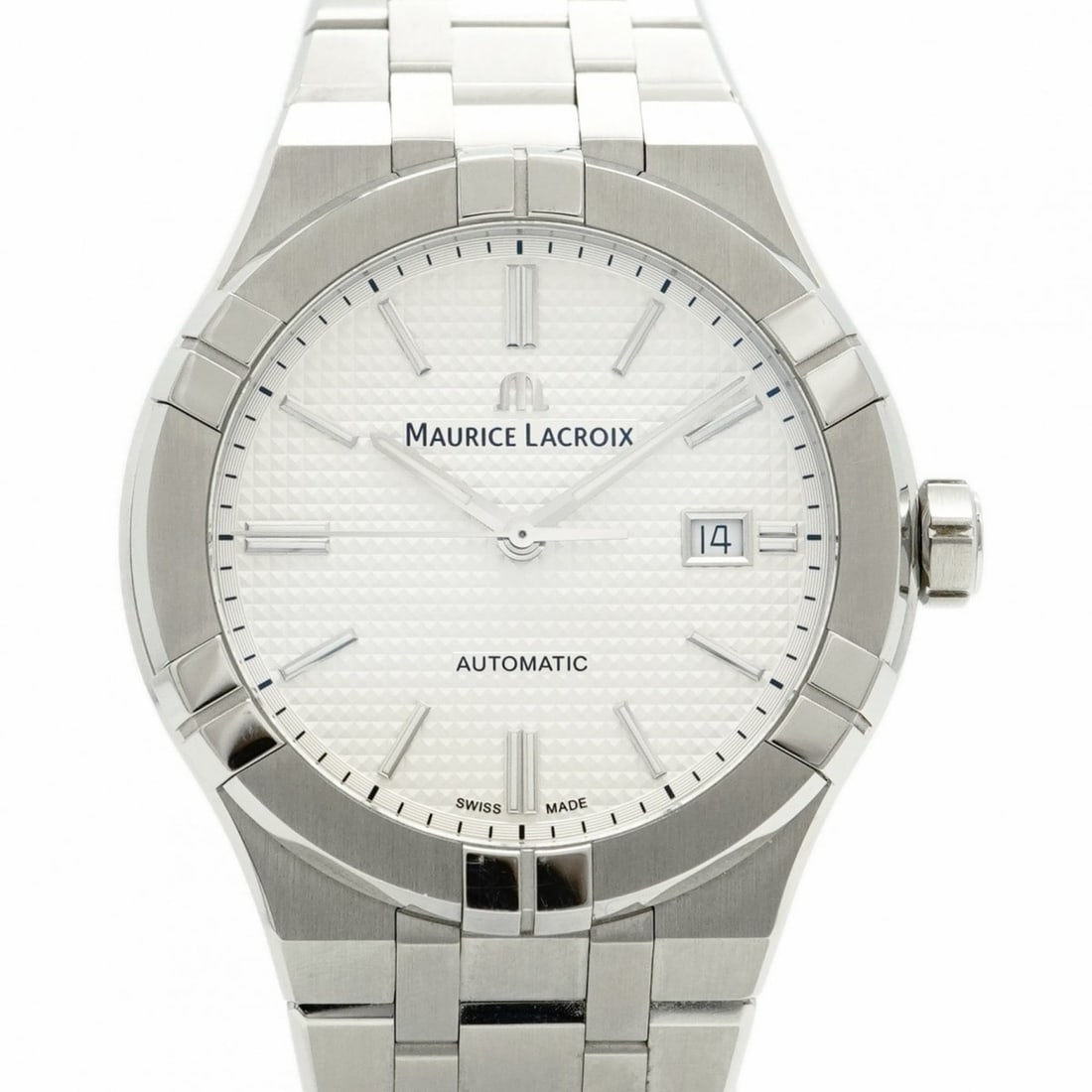 Maurice Lacroix Aicon AI6008-SS002-130-1 Silver Dial Men's Watch: --- Catalog ---Category: SizeWrist Size: 17cm / 6.69''Case Diameter: 42mm / 1.65''Category: DesignType: WristwatchGender: MenColor (Dial): SilverMaterial (Band): Stainless steelCategory: GeneralMPN: A