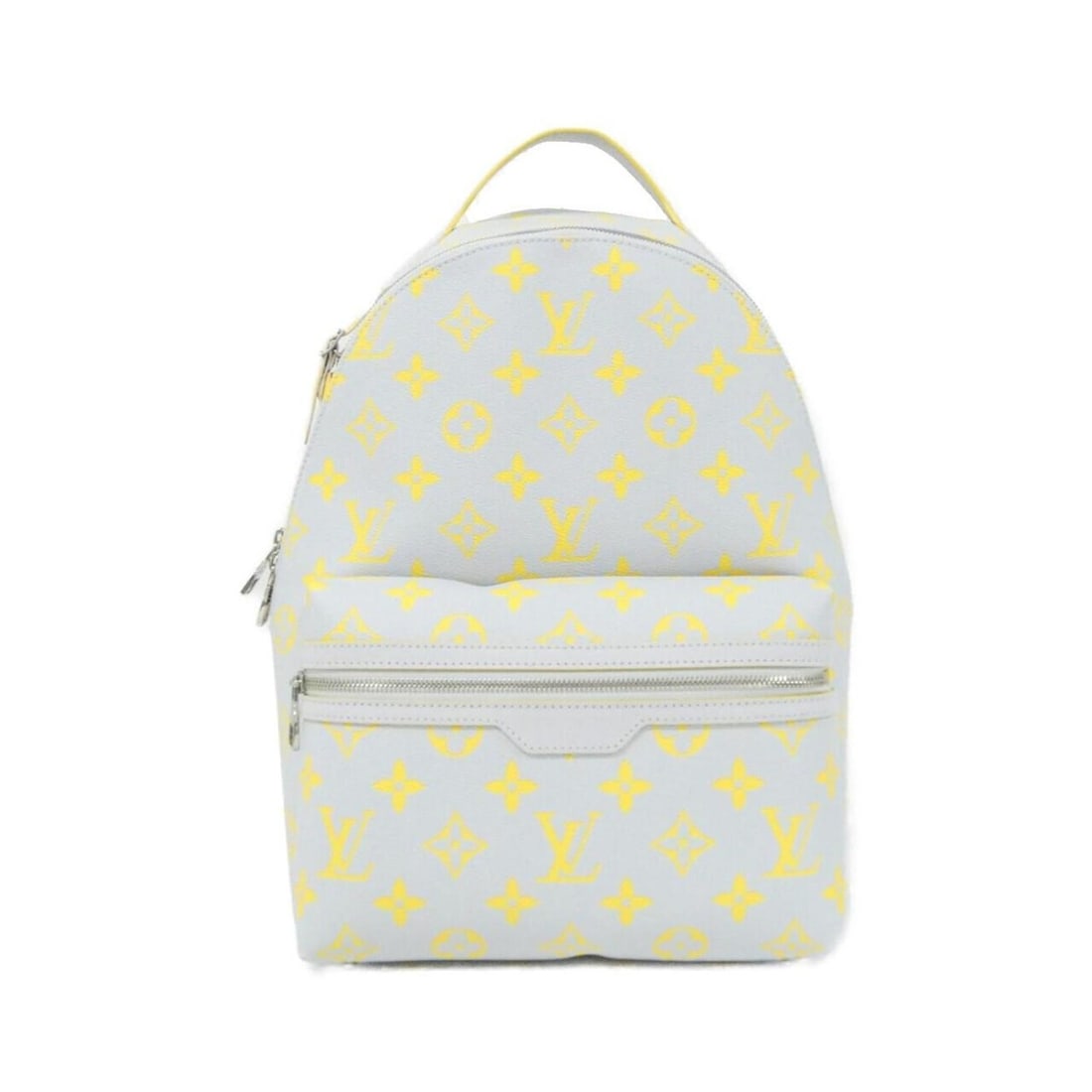 Louis Vuitton Monogram Glow Discovery Backpack M14673: --- Catalog ---Category: SizeSize (HxWxD): 38cm x 29cm x 16cm / 14.96'' x 11.41'' x 6.29''Category: DesignType: BackpackColor: Gray, JauneGender: Women,MenMaterial: Coated canvas Category: GeneralMPN: