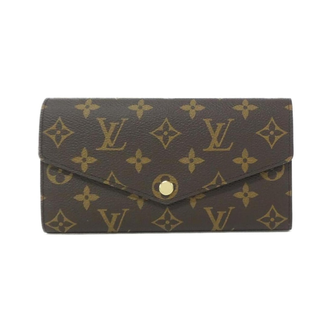 Louis Vuitton Monogram Portefeuille Sarah M60531 Wallet: --- Catalog ---Category: SizeSize (HxWxD): 10cm x 19cm x 3cm / 3.93'' x 7.48'' x 1.18''Category: DesignType: Long wallet (bi-fold)Color: BrownGender: Women,MenMaterial: Coated canvas Category: