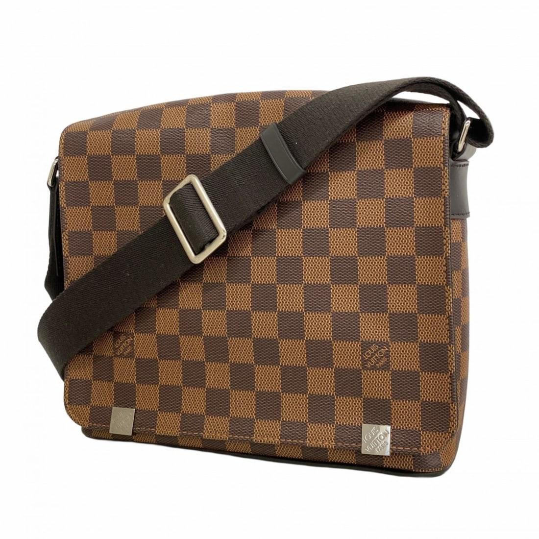 Louis Vuitton Damier District PM NM Shoulder Bag N41031 Ebene Men's: --- Catalog ---Category: SizeSize (HxWxD): 22cm x 25.5cm x 8cm / 8.66'' x 10.03'' x 3.14''Category: DesignType: Shoulder bagColor: EbeneGender: MenCategory: GeneralMPN: N41031Brand: Louis Vuitton--- I