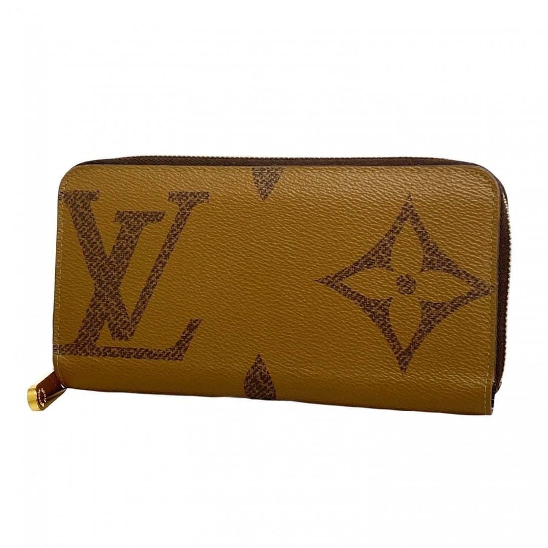 Louis Vuitton Monogram Giant Reverse Zippy Wallet M69353 Brown Men's and Women's (1 of 11)
