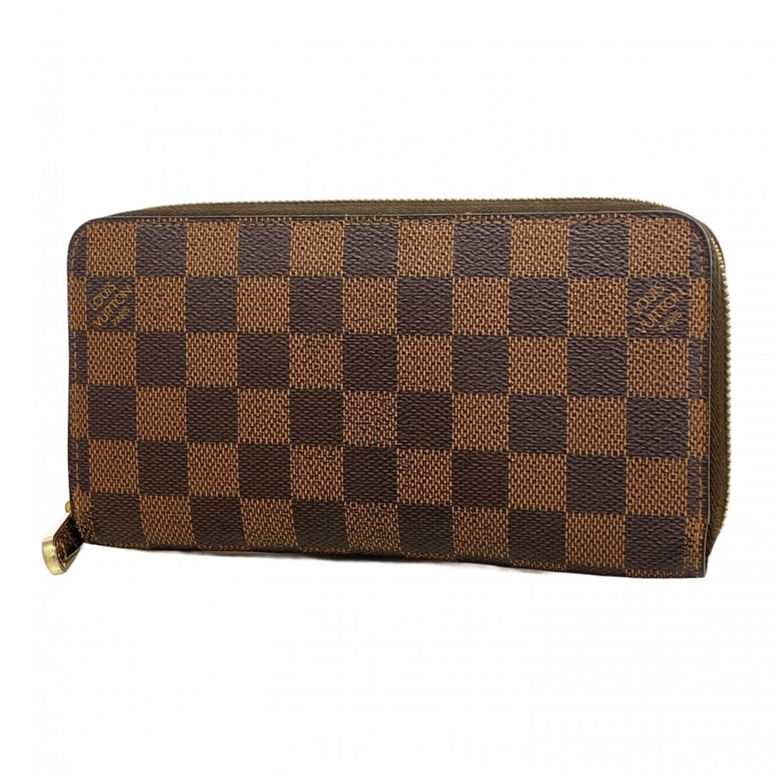 Louis Vuitton Damier Zippy Wallet N60015 Ebene Long for Men and Women (1 of 12)