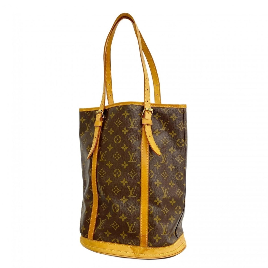 Louis Vuitton Monogram Bucket GM Tote Bag M42236 Brown Women's (1 of 14)
