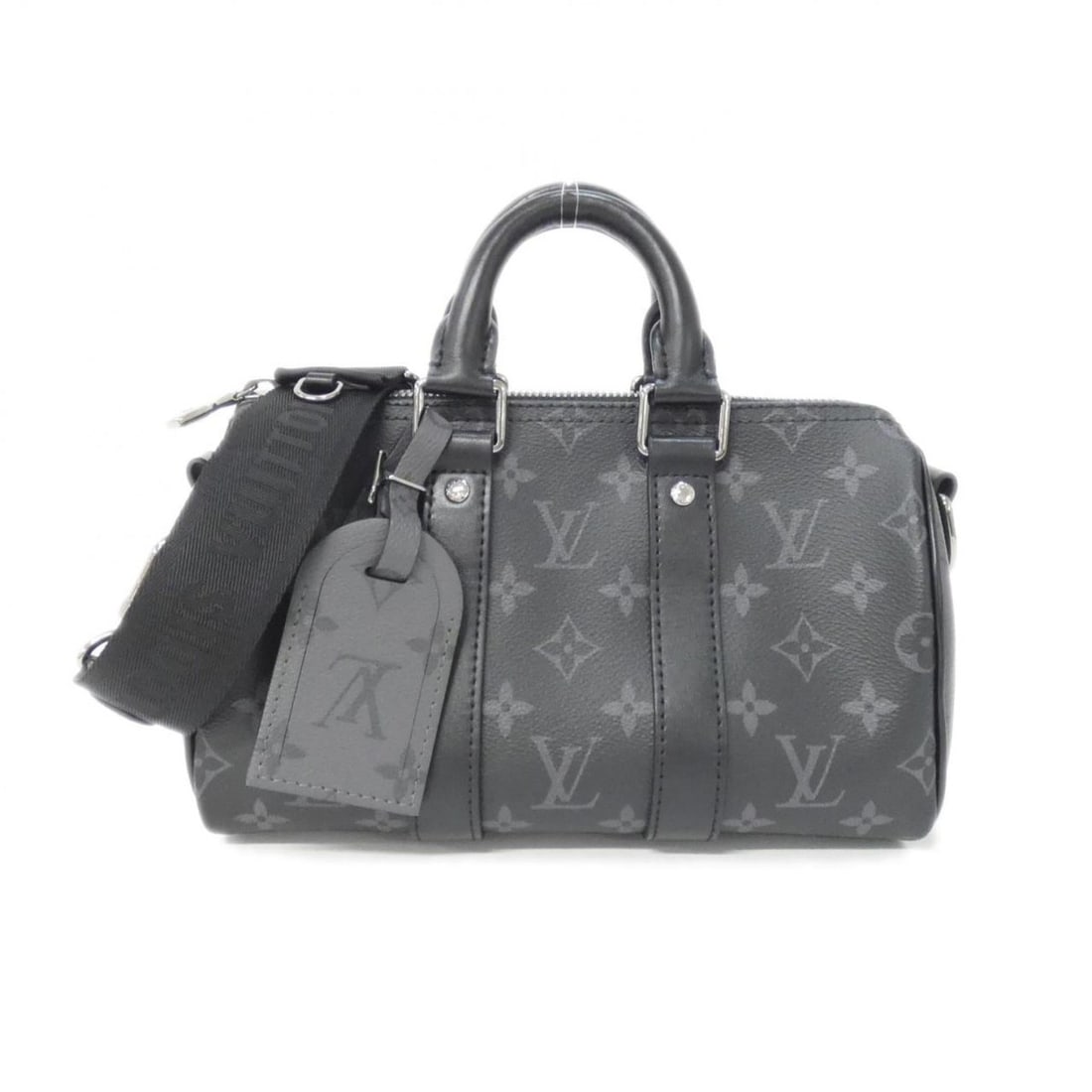 Louis Vuitton Monogram Eclipse Reverse Keepall Bandouliere 25cm M46271 Boston Bag: --- Catalog ---Category: SizeSize (HxWxD): 15cm x 25cm x 11cm / 5.9'' x 9.84'' x 4.33''Category: DesignType: Boston bagColor: BlackGender: MenMaterial: Coated canvas Category: GeneralMPN: