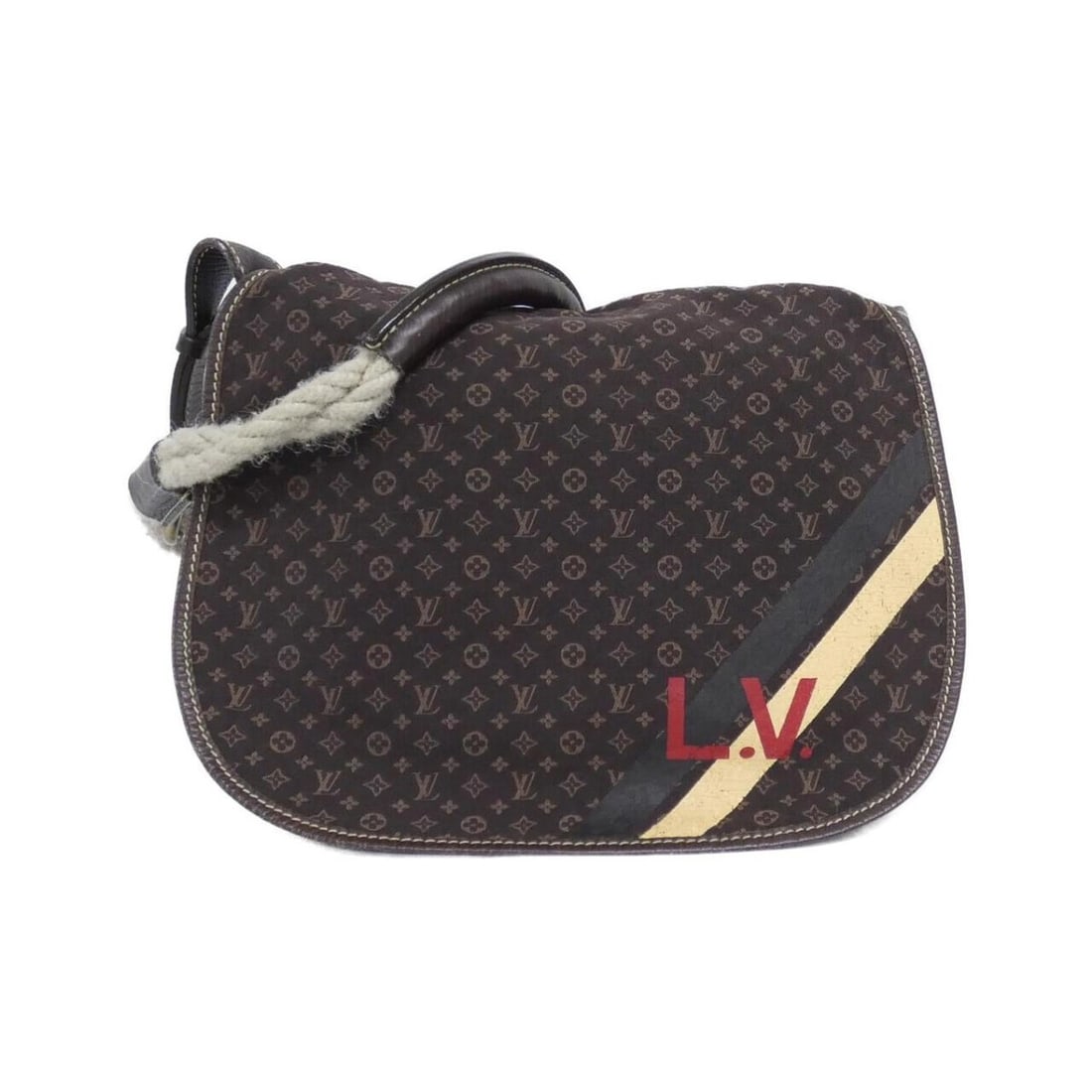 Louis Vuitton Monogram Mini Initiale Aman 2005SS M40021 Shoulder Bag: --- Catalog ---Category: SizeSize (HxWxD): 26cm x 37cm x 5cm / 10.23'' x 14.56'' x 1.96''Category: DesignType: Shoulder bagColor: BlackGender: WomenMaterial: Canvas Category: GeneralMPN: M40021Brand:
