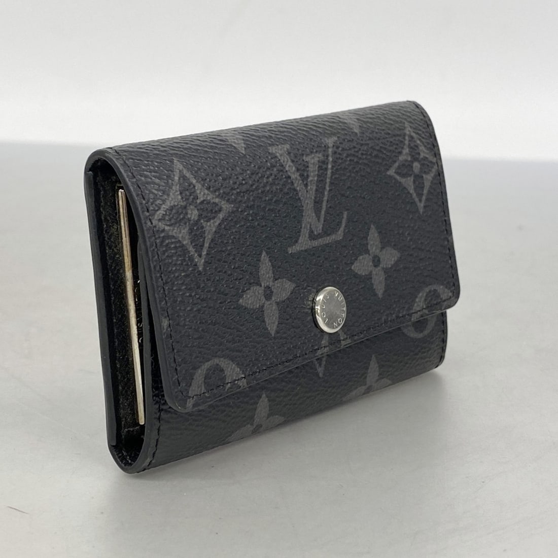 Louis Vuitton Monogram Eclipse Multicle 6 Key Case M82603 Black Men's - 2