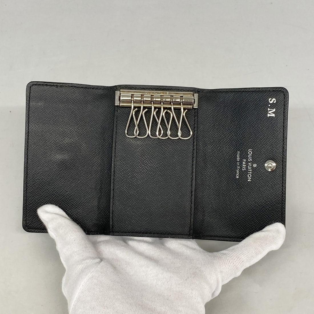 Louis Vuitton Monogram Eclipse Multicle 6 Key Case M82603 Black Men's - 3