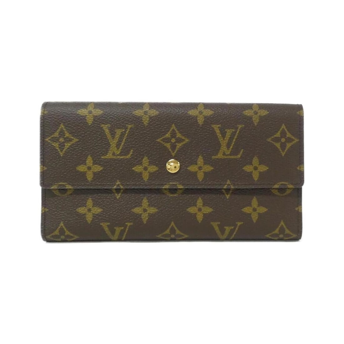Louis Vuitton Monogram Porte Tresor International Wallet M61215: --- Catalog ---Category: SizeSize (HxWxD): 11cm x 19cm x 2cm / 4.33'' x 7.48'' x 0.78''Category: DesignColor: MarronGender: WomenMaterial: Coated canvas Category: GeneralMPN: M61215Brand: Louis Vuitto
