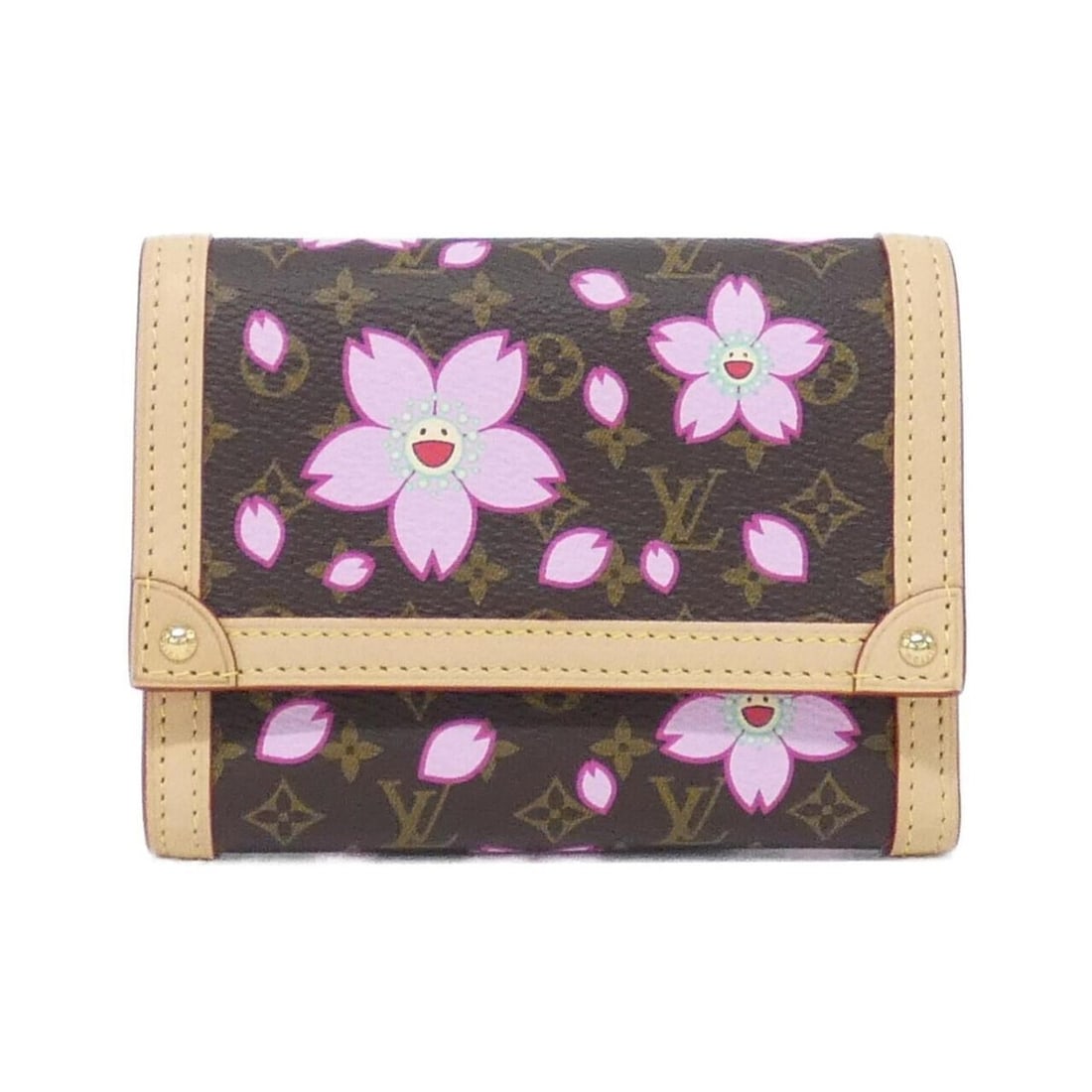 Louis Vuitton Monogram Cherry Blossom (LV x TM) Portefeuille Victorine M13427 Wallet: --- Catalog ---Category: SizeSize (HxWxD): 9cm x 12cm x 2.5cm / 3.54'' x 4.72'' x 0.98''Category: DesignType: Wallet (tri-fold)Color: Blossom, Marron, Monogram Cherry, PinkGender: WomenMaterial: Coate