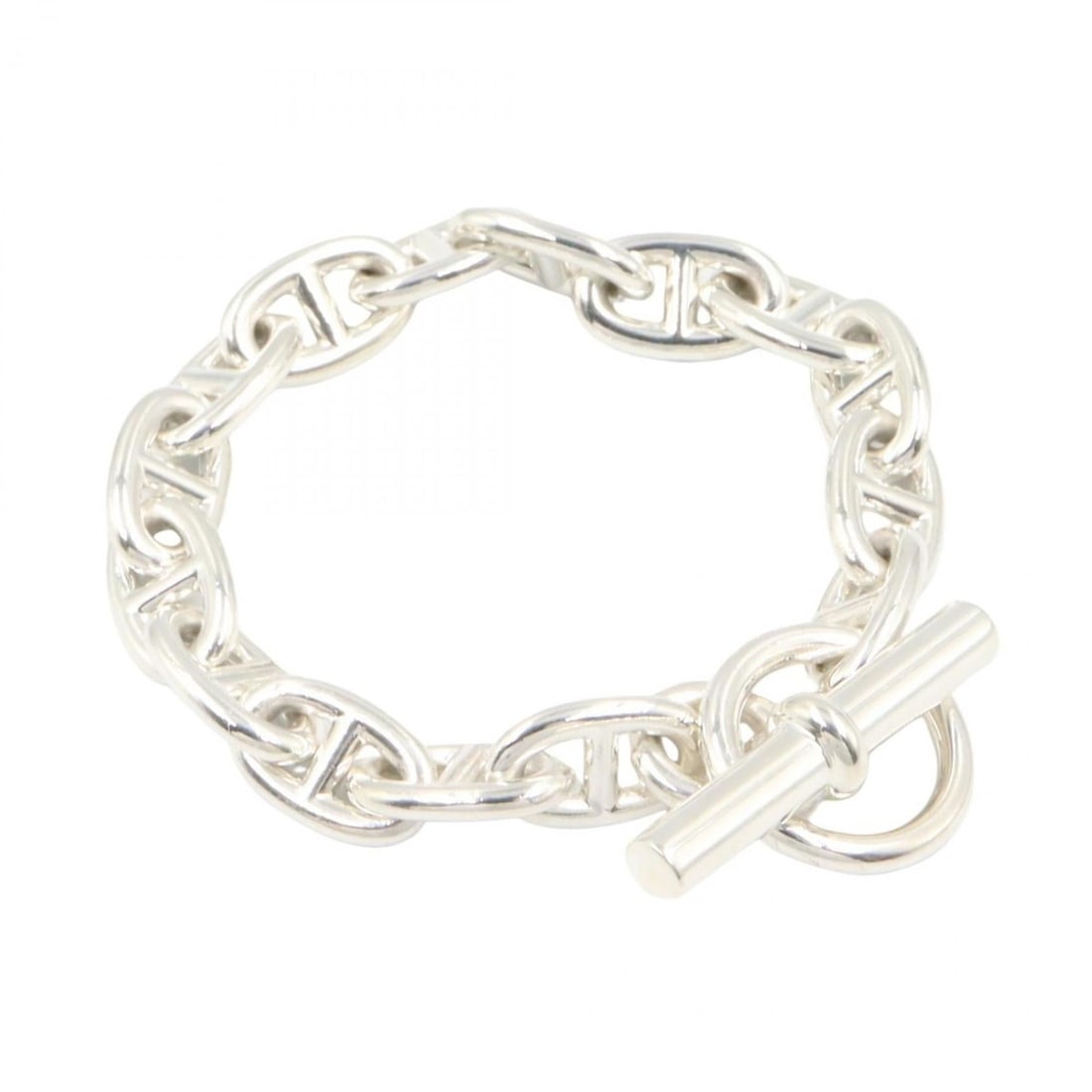 Hermes Hermès Chaine d'Ancre Bracelet, Medium Size, 925 Sterling Silver, Men's and Women's: --- Catalog ---Category: DesignType: Charm braceletColor: SilverGender: Men,WomenMaterial: Silver 925Category: GeneralBrand: Hermes--- Item List ---Section: ConditionRanking: Rank SA Used - Hardly any