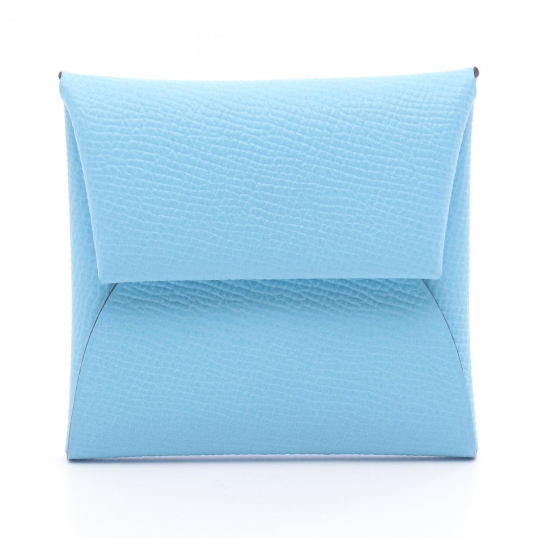 Hermes Hermès Bastia wallet/coin case, leather, Epsom women's, blue (1 of 6)