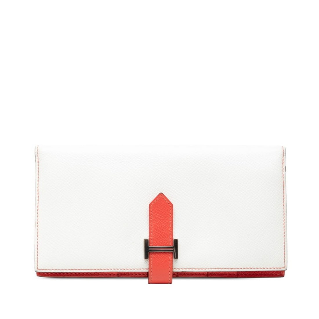 Hermes Hermès Bearn Soufflet Long Wallet in White Rose Jaipur Leather, Epsom Women's: --- Catalog ---Category: SizeSize (HxWxD): 8.5cm x 17.5cm x 2cm / 3.34'' x 6.88'' x 0.78''Category: DesignType: Long wallet (bi-fold)Color: Rose jaipur, WhiteGender: WomenMaterial: Epsom leather Categ
