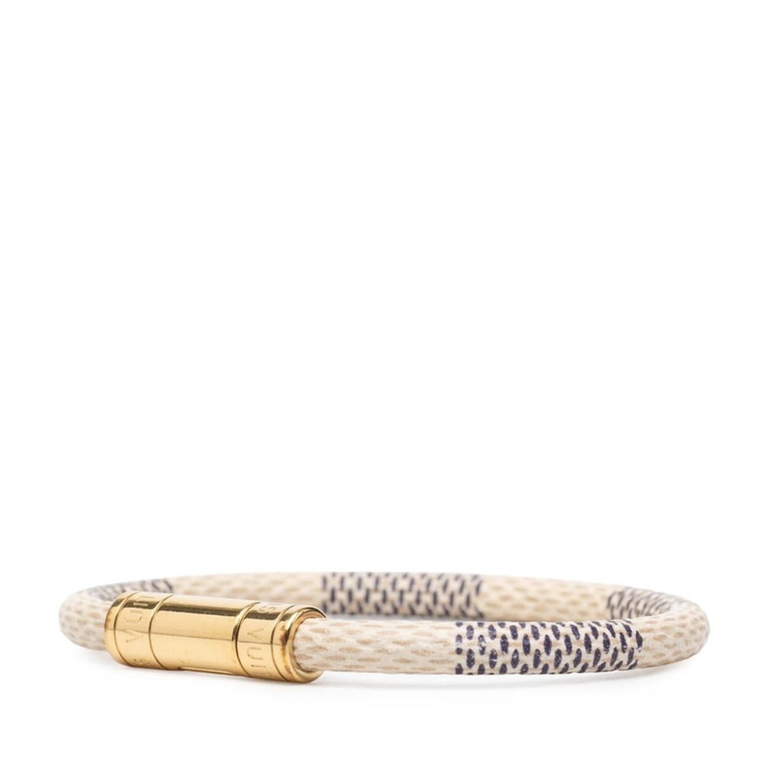 Louis Vuitton Damier Azur Keep It Bracelet M6607E White Women's LOUIS VUITTON (1 of 11)