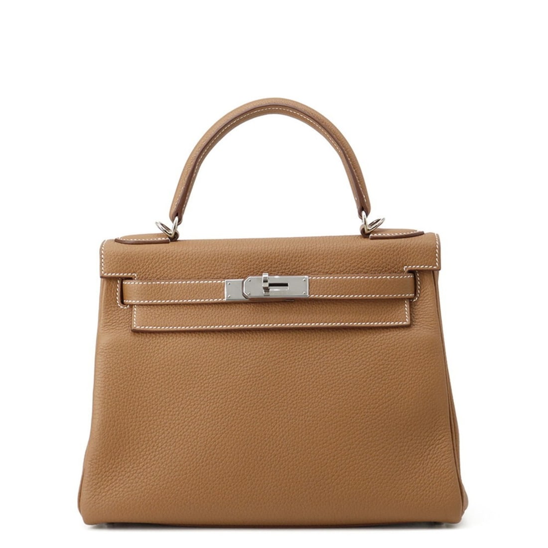 Hermes Hermès Kelly 28 Handbag, Inner Stitching, Gold, Togo Z Stamp, 2-Way Shoulder Bag (1 of 15)